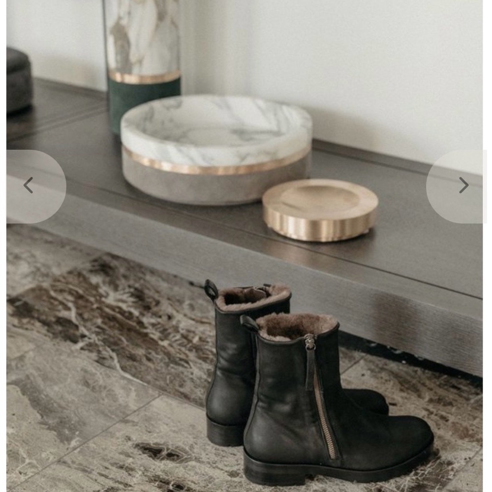 Coclico black shearling boot 36.5